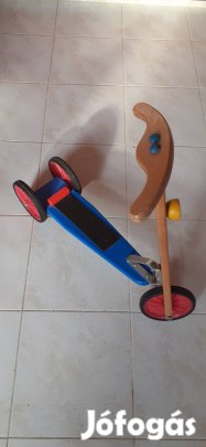 Fából készült gyerek roller