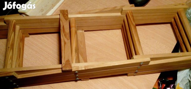 Fából készült klassz, összecsukható italtartó eladó!