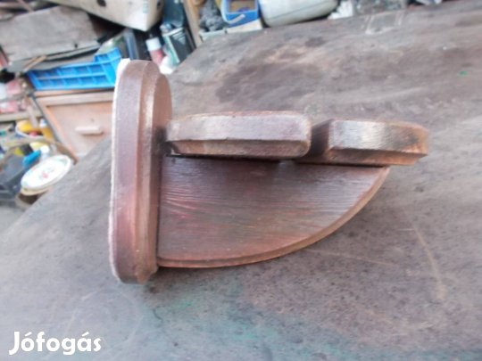 Fából készült polc falra szerelhető fali polc virágtartó stb