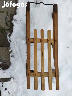 Fából készült szánkó megkímélt állapotban eladó!