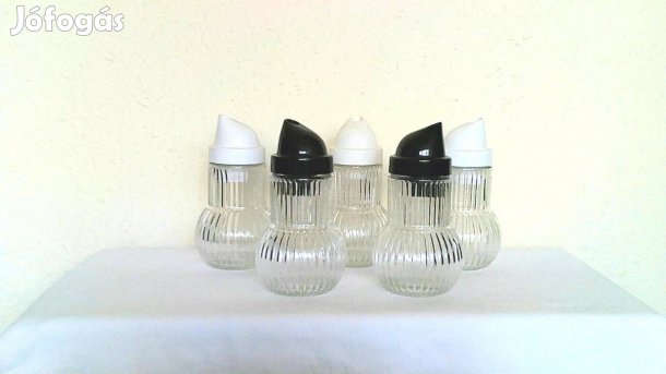 Fackelmann Új üveg cukortartó cukoradagoló több színben, ár/db