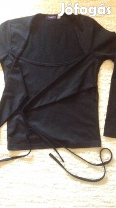 Faddys női méretnélküli divatos fekete felső, pulóver!