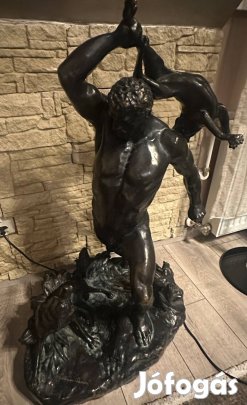 Fadrusz János: Toldi a farkasokkal szobor eladó