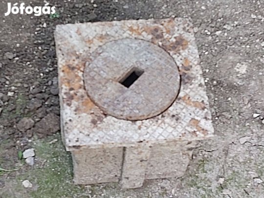 Fagycsap, gázcsap, vízcsap elzáró, vas