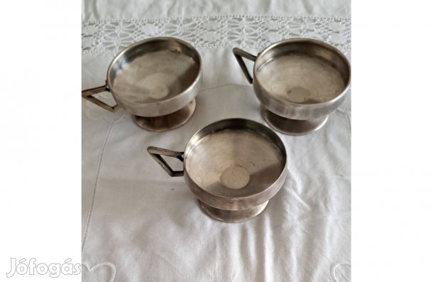 Fagylaltos kehely - Danobius szálloda - alpakka nagyon régi