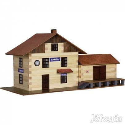 Faház Építő Faépítő Fa Építőjáték : Vasútállomás (_)