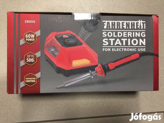 Fahrenheit 28005 Forrasztópáka állomás 60W 230V 0-500 °C + 2 db ón, ta