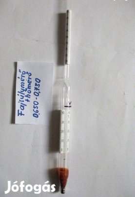 Fajsúlymérő hőmérővel kombináltan új állapotban( klasszikus kivitel)