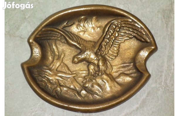 Fajsúlyos réz hamutartó sas Turul réz hamutál Turulmadár