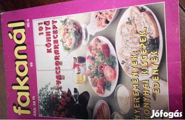 Fakanál 95/4 recept füzet magazin