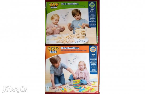 Fakocka Új építőjáték 100 DB OS Bontalan Megállapodás Szerinti DB ÁR