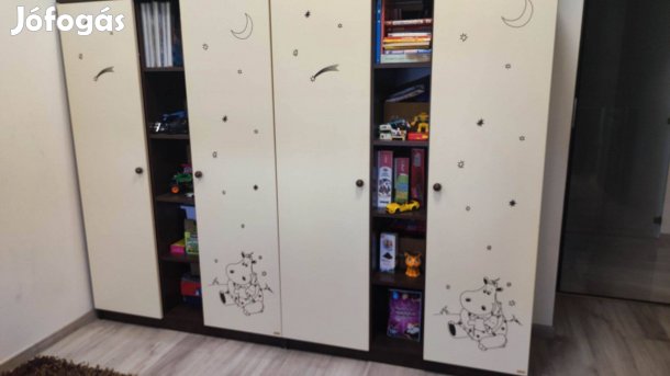 Faktum Gyerekszoba bútor szett 2db szekrény, kiságy, komód(pellenkázó)