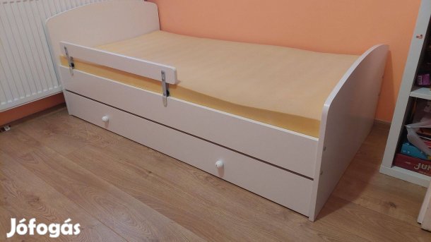 Faktum Mia ifjúsági ágy, 160 cm (matrac, ágyneműtartó, leesésgátló)