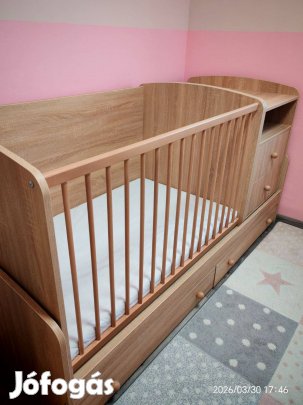 Faktum Mia kombi babaágy, gyerekágy kókuszmatraccal