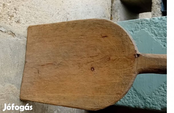 Falapát régi retro hosszú nyelű gabonamerő - sütő lapát dekoráció