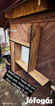 Fali Polcok Vadonatúj. Egyedi Készítésű 