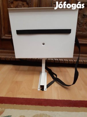 Fali TV tartó konzol polc fém fehér