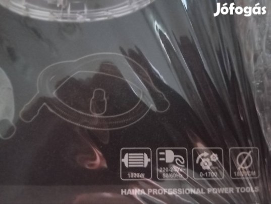 Fali csiszoló gép nagy porzsakkal 