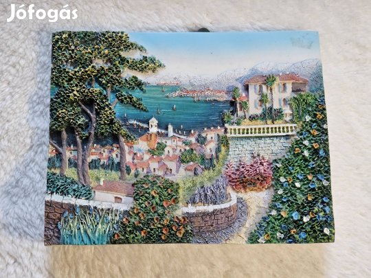 Fali dísz tengerparti képpel