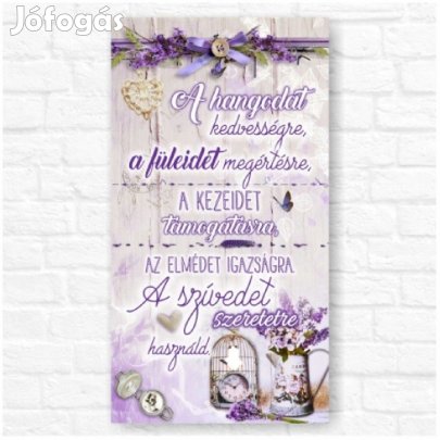 Fali kép idézettel