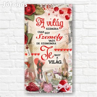 Fali kép idézettel