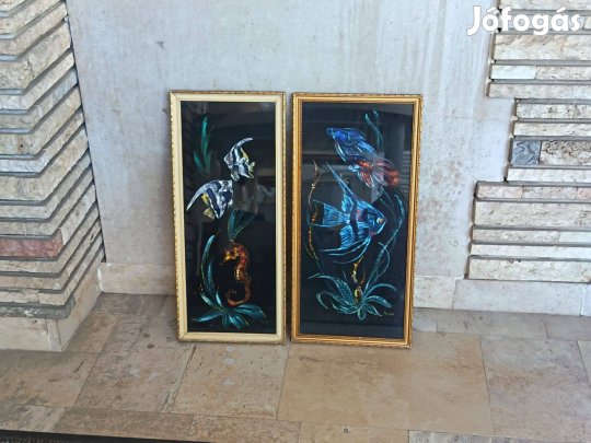 Fali kép keretben 2 db