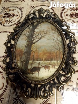Fali képek öntvény kerettel( bársony nyomat)