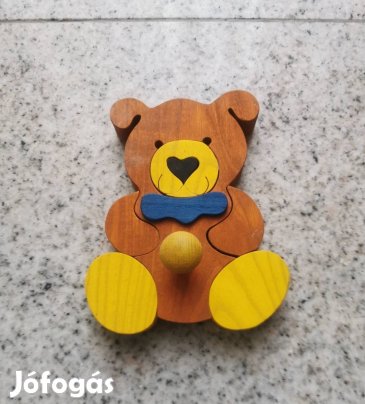 Fali macis fogas, fából készült, új