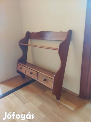 Fali polc 3 fiókkal eladó