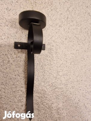 Fali teamécses tartó - fehér opál üveg