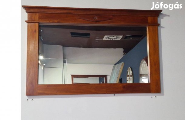 Fali tükör mahagóni fából 130 cm