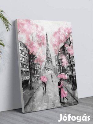 Fali vászonkép kerettel - Eiffel-torony 34x25,5x1,5 cm