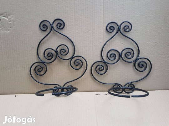 Fali virágtartó fém virágtartó