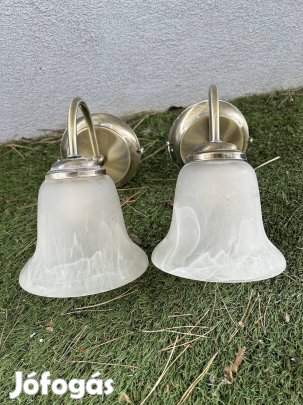 Falikar, lámpa, fali lámpa 2 db együtt