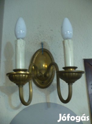 Falikar pár klasszikus kivitelben rézből