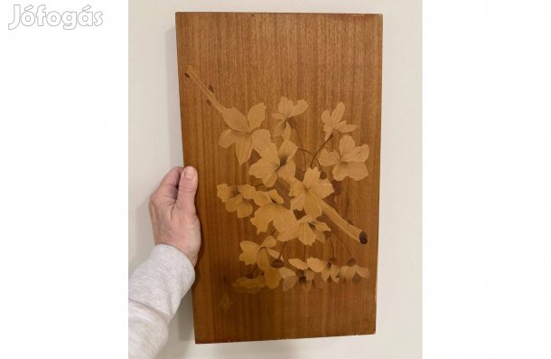 Falikép fa intarzia