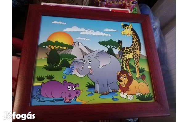 Falikép gyerek, gyermek / gyerekszobába/dekoráció, 36x30 cm