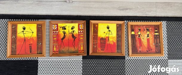 Faliképek afrikai stílusban