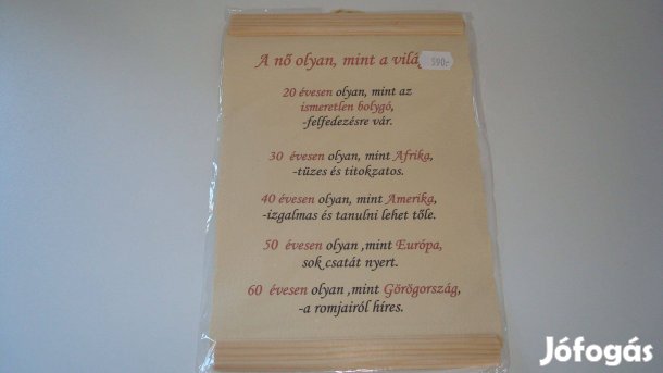 Faliképek tanulságokkal - Vadonatúj ! 395,-Ft./db