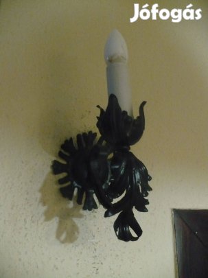 Falilámpa pár kovácsoltvas kivitelben