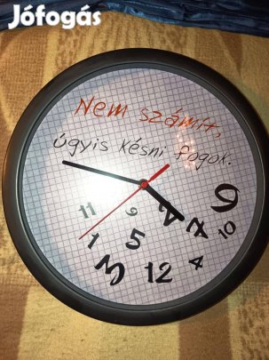 Falióra, poénos! Csak személyesen átvehető Budapesten!