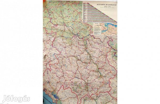 Falitérkép Régi Jugoszlávia