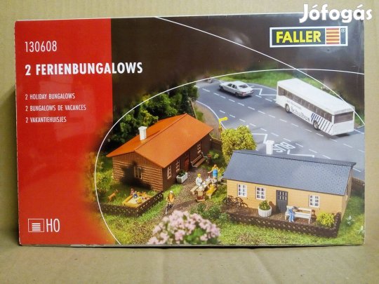 Faller 130608 2 db Bungalló nyaraló épület építőkészlet H0