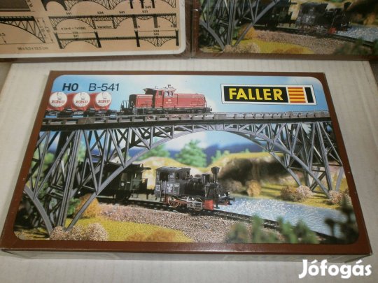 Faller B-541 -vasúti acél híd - H0 - L: 36 cm - készlet