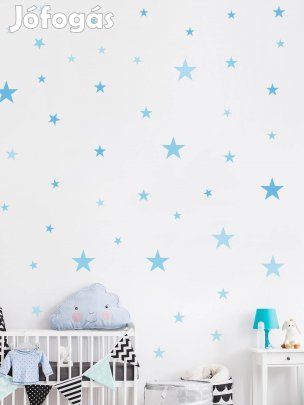 Falmatrica gyerekszobába, Vanshe Homedecor - Kék csillagok