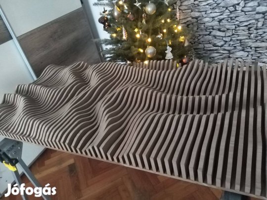 Falpanel luxus hullám fal panel burkoló burkolat modern szekrény polc