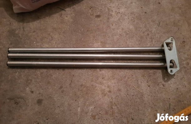 Falra fúrható 3 karos fém törölköző tartó