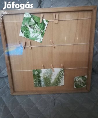 Falra szerelhető,fa ,faliújság,bontatlan csomagolásban,Bécsből!70