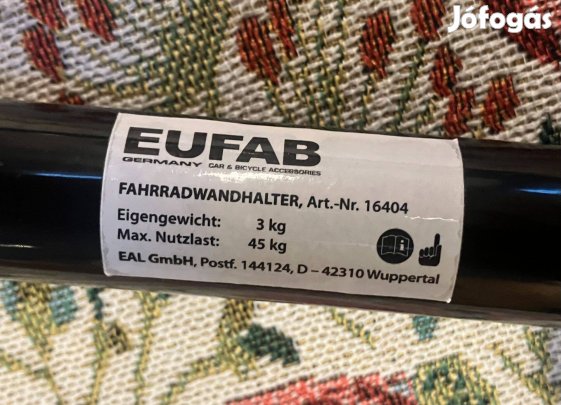 Falra szerelhető kerékpártartó