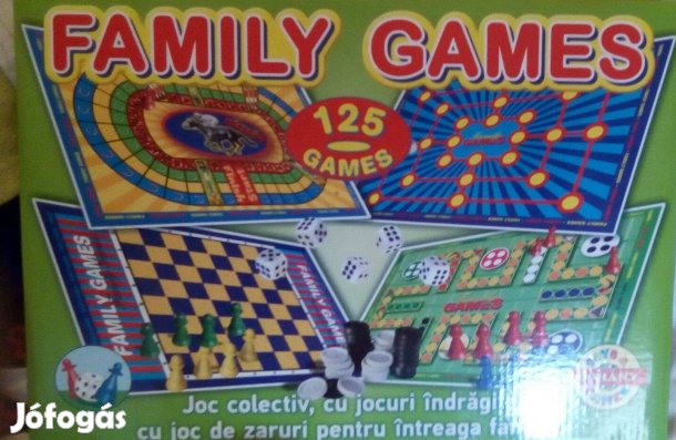 Family Games 1 x használt, a vásárlás után. Ajándékozható állapotú